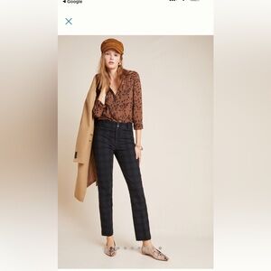 The Essential Slim Jacquard Trousers
Anthropologie